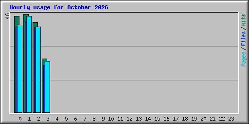Hourly usage for October 2026